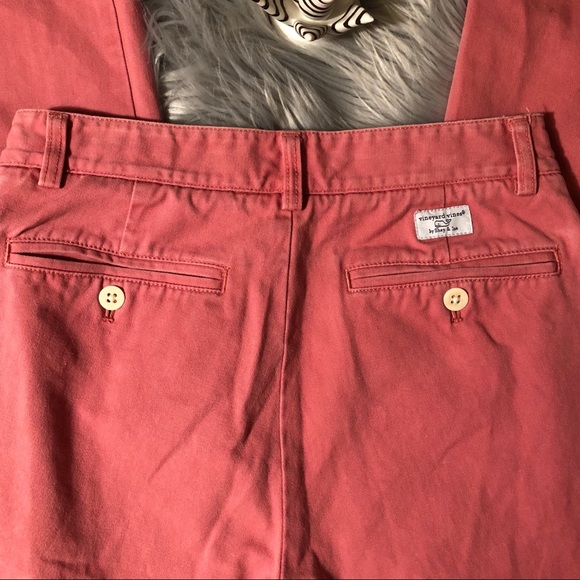 Vineyard Vines Pink Cotton Club Pants - Picture 6 of 7